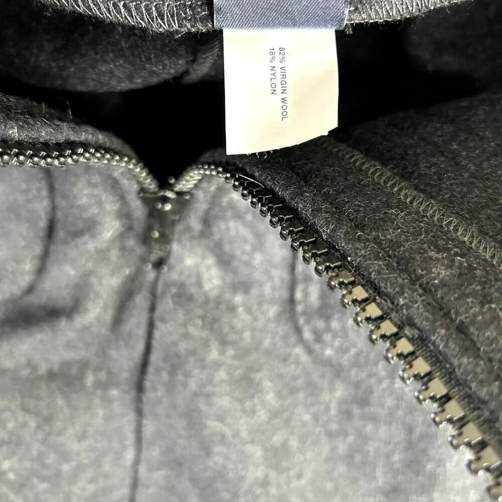 Gap Y2K Dark Gray Wool Blend Mini Skirt Size 1 Academia Preppy - Picture 7 of 9